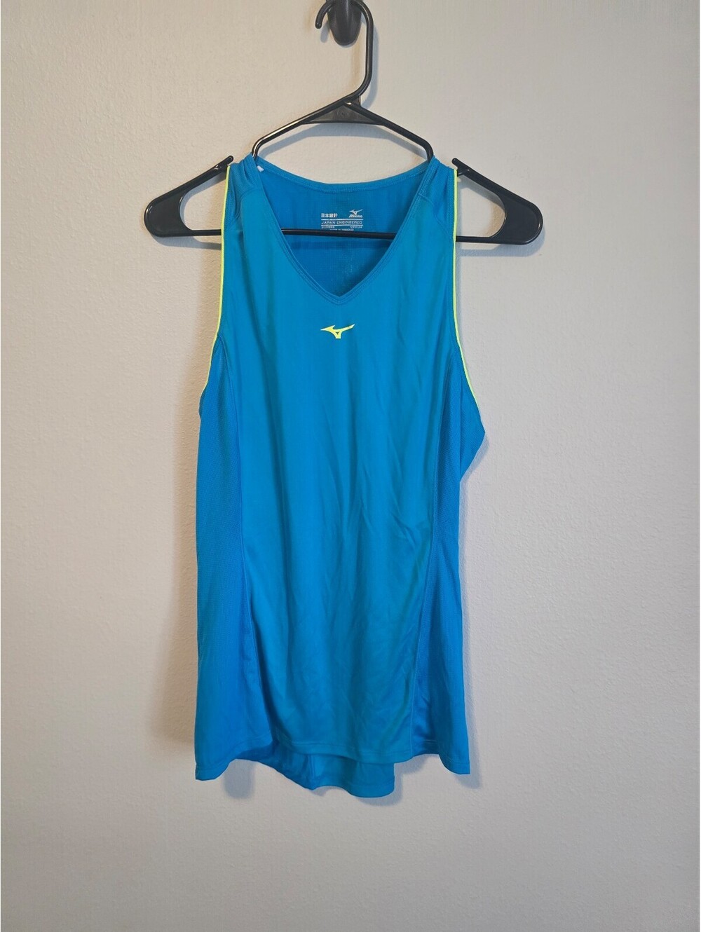 Mizuno Women’s Teal Athletic Racerbank Tank Top (M)